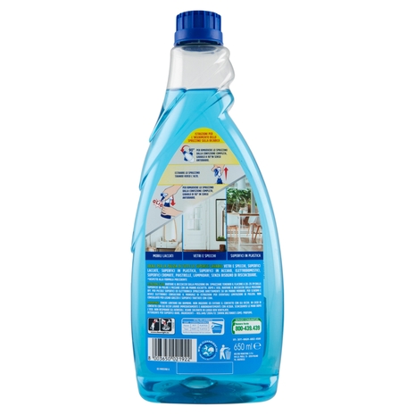 Vetril Vetri & Multiuso Ammoniaca Ricarica 650 ml